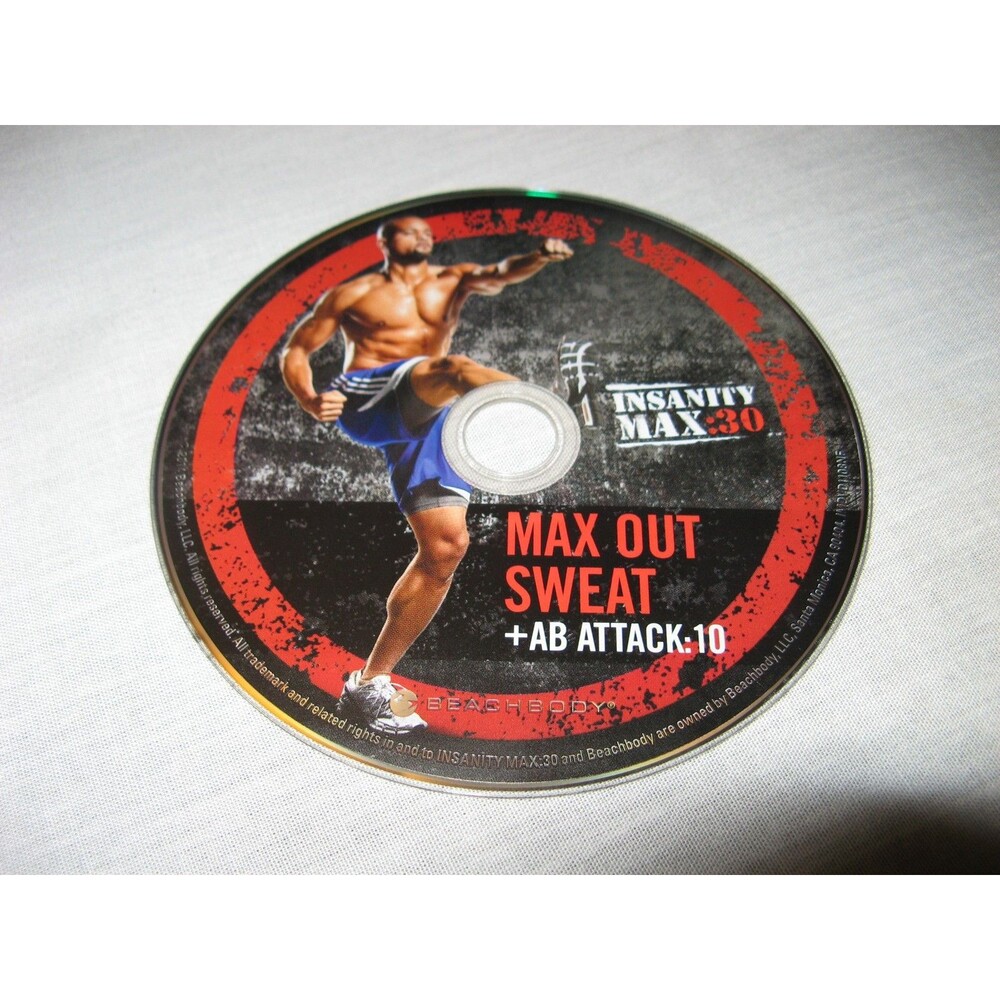 Beachbody Insanity Max Out Sweat + AB Attack Month 2 DVD REPLACEMENT DISC ONLY